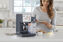 Breville One-Touch CoffeeHouse - Granite Grey and Rose Gold in Kitchen Espresso and Buttering Toast Image 14 of 16